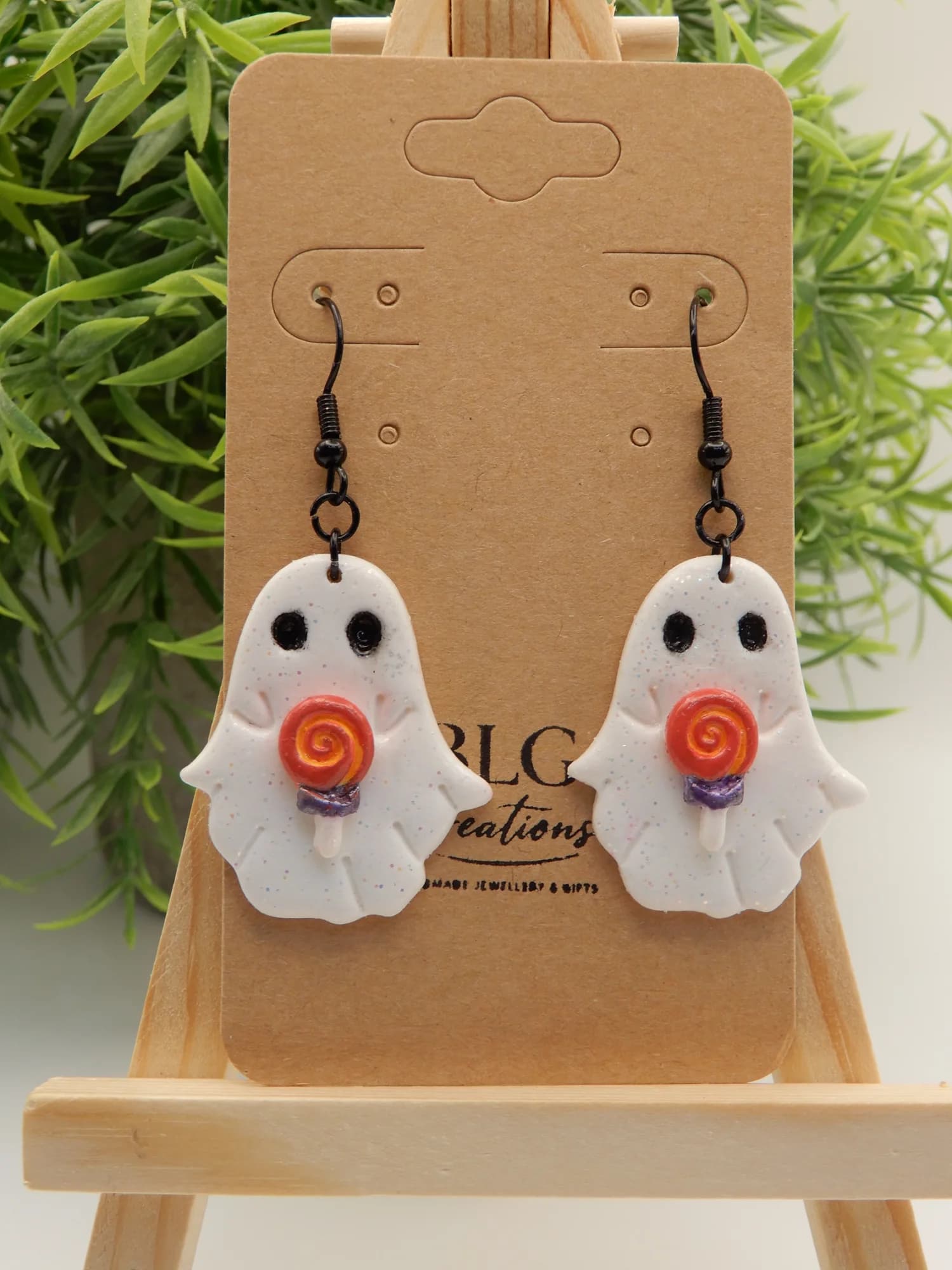 Sweet Treat Ghost Dangle Earrings