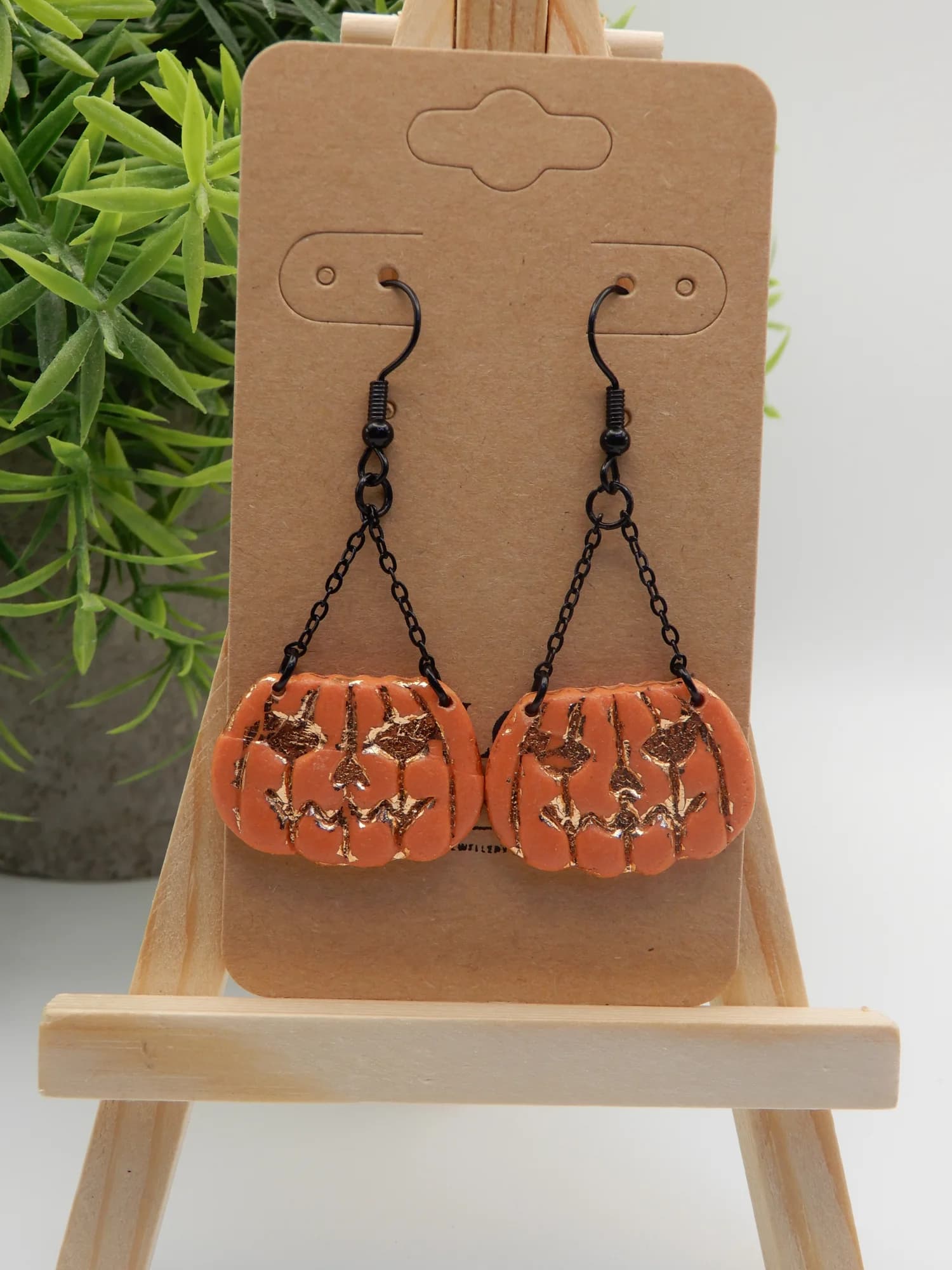 Pumpkin Patch Dangle Earrings
